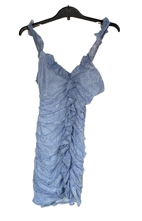 Vintage 00's Oh Polly Blue Mini Dress – Size 8